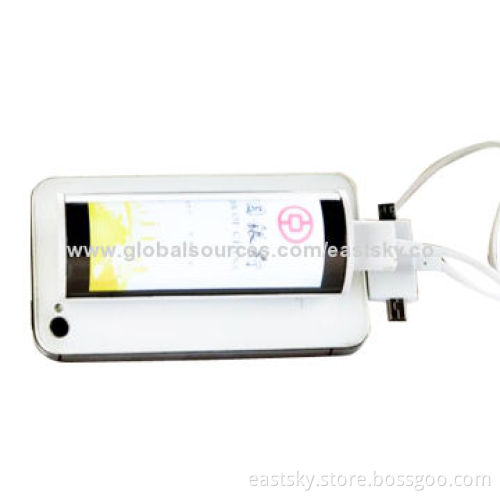 LED Light-up Power Bank with Phone Stand Function, Like a Phone HolderNew